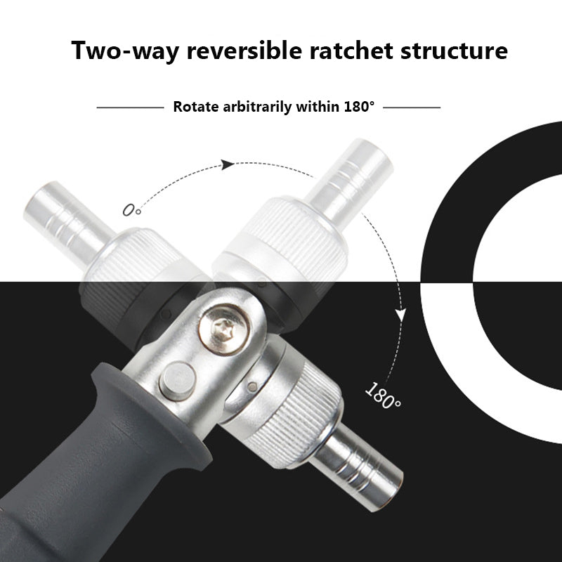 Ratchet Screwdriver Multi-angle Dual-purpose Adjustable Screwdriver Set S2 Batch Head Plum Head Household Repair Tool