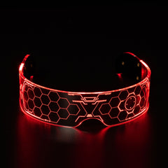 LED Colorful Luminous Technology Glasses