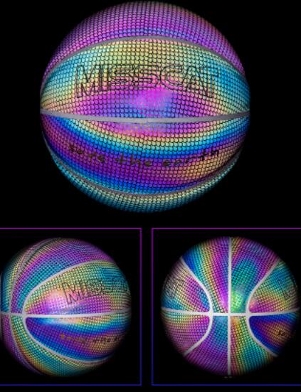 Glowing Luminous Fluorescent Basketball Night Game Basketball