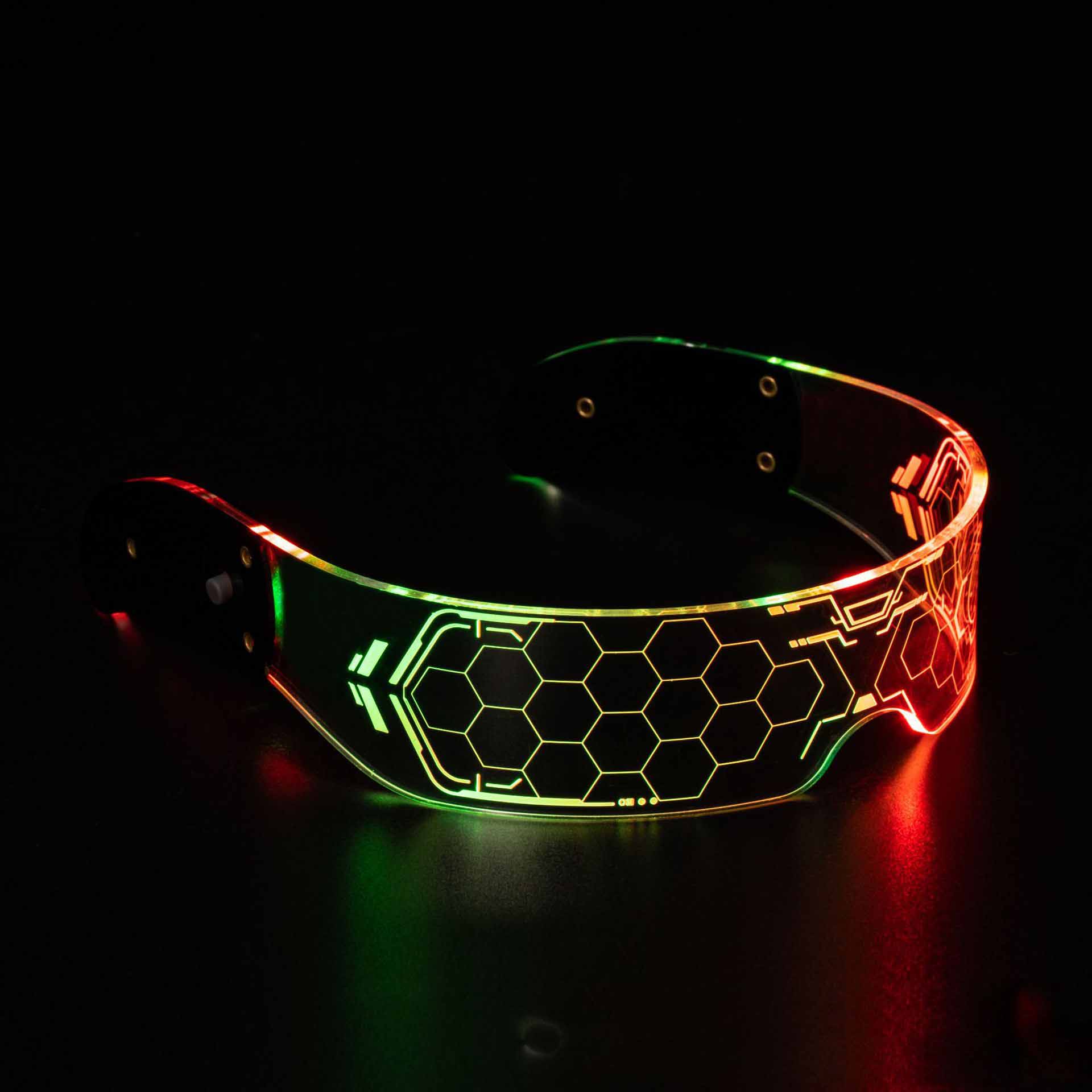 LED Colorful Luminous Technology Glasses