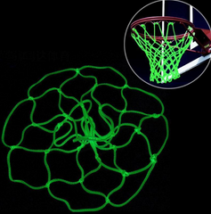 Glowing basketball net