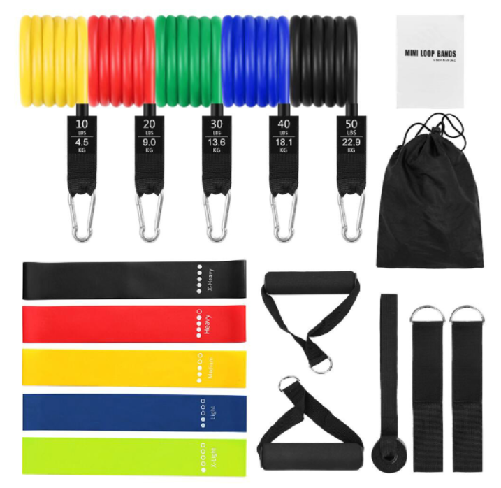 Rally Rope Set 11 Piece Set Rally Resistance Bands Latex Rally Band Fitness Band Rally Tube