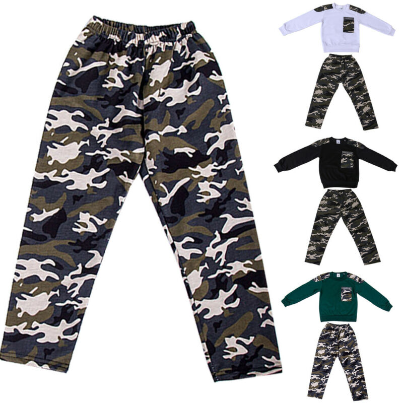 Children's Camouflage Two-Piece Outfit