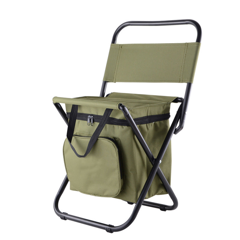 Fishing and Camping Foldable Chair With Cooler