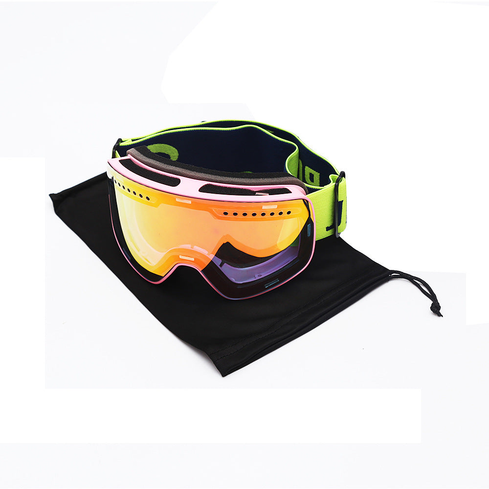 Double Lens Anti-fog Ski Glasses