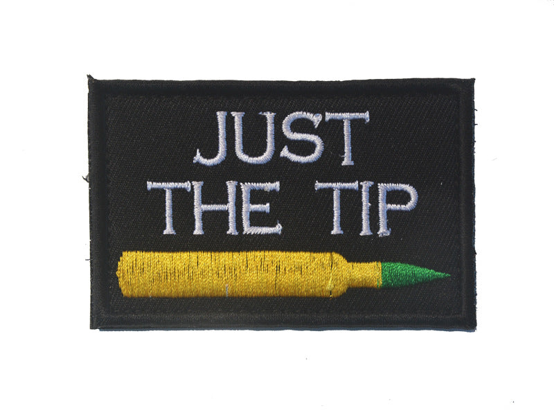 Just The Tip Velcro Embroidery Patch