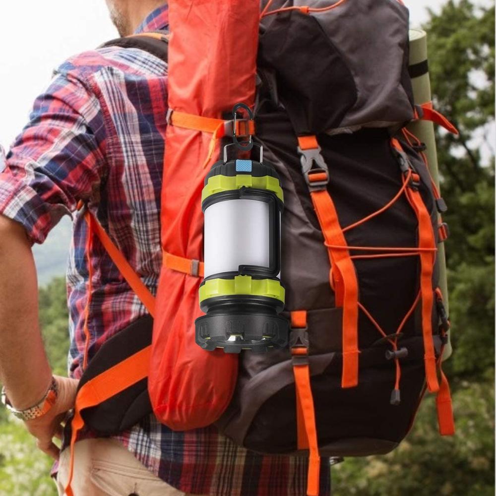 Camping Lantern-Flashlight Combo with Power Bank Function