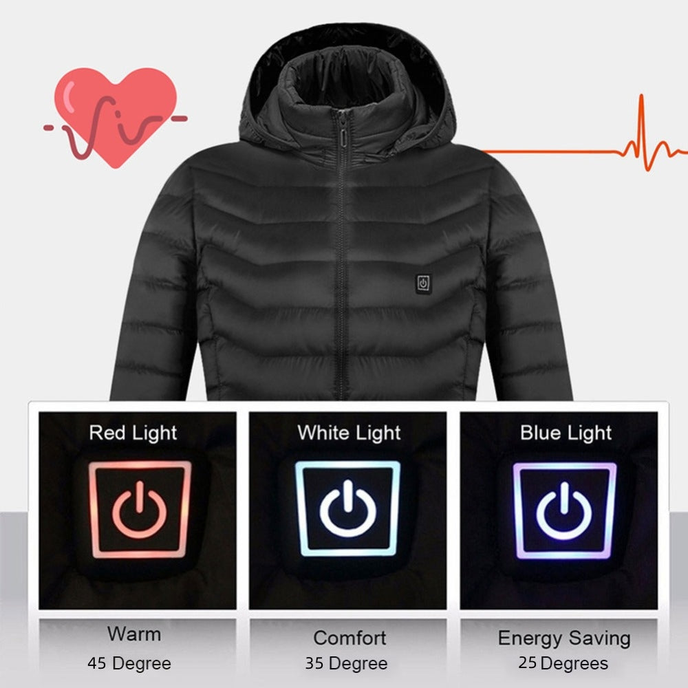 Unisex Heated And Padded Winter Jacket