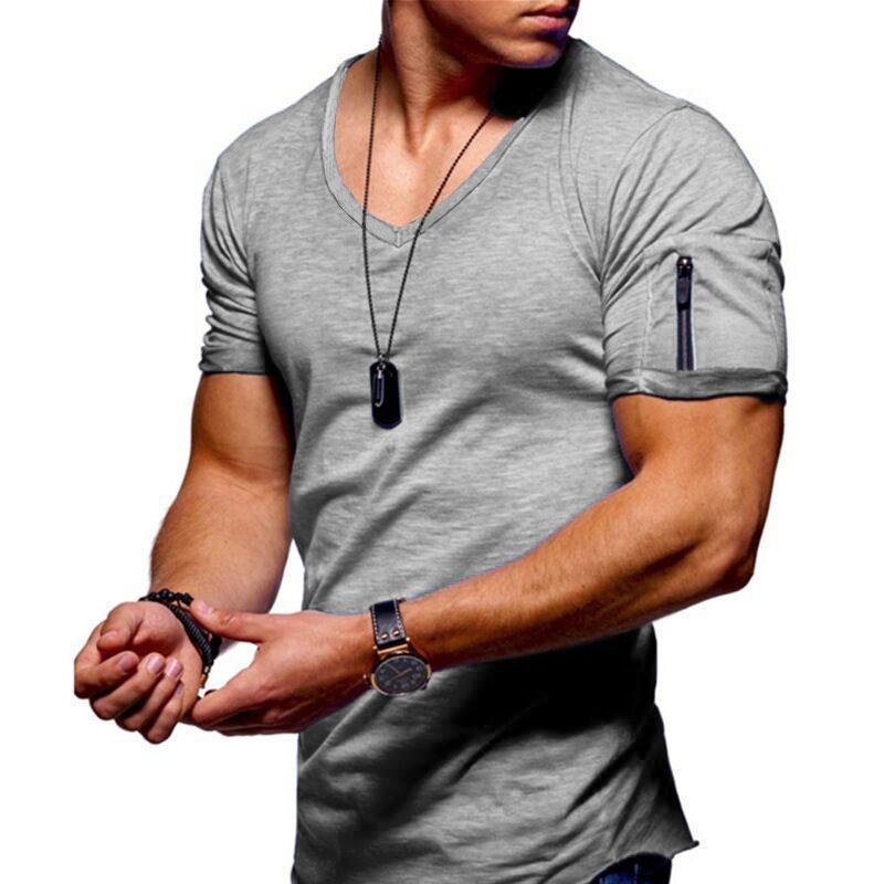 Men's V-Neck Short-Sleeved T-Shirt