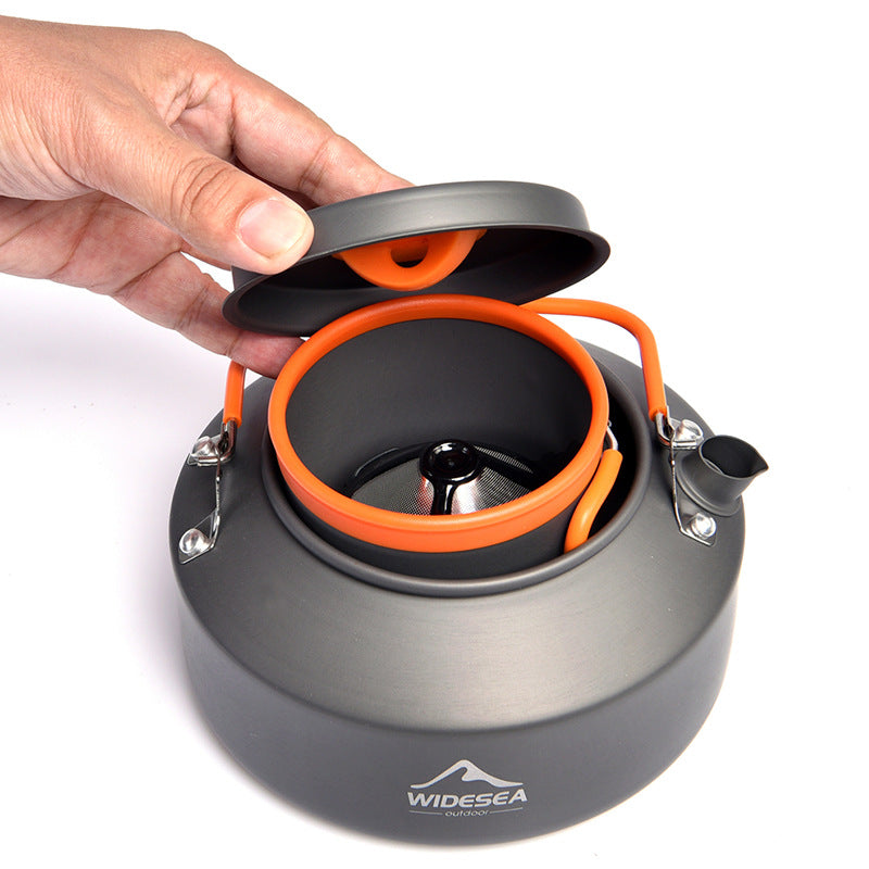 Camping Teapot 1L Portable Outdoor Kettle Set