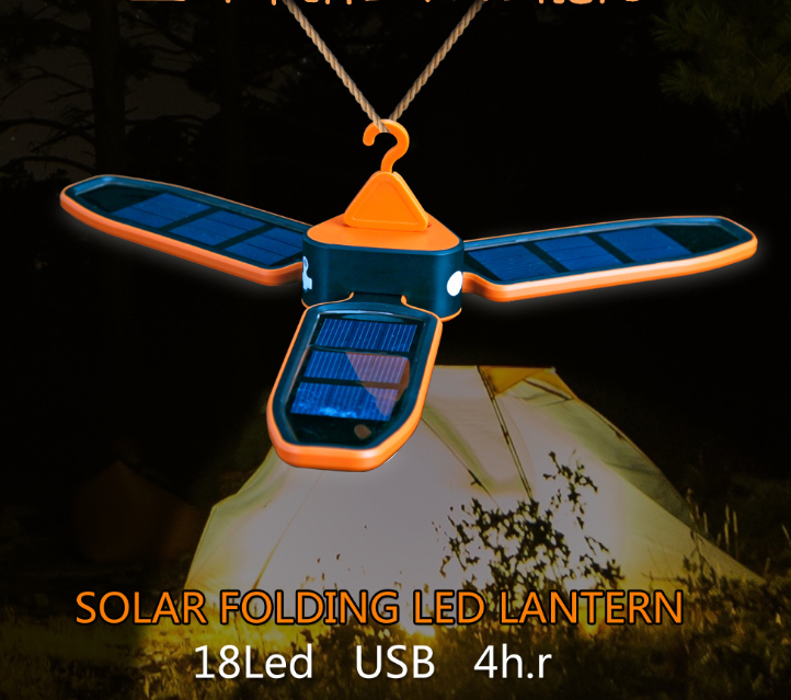 Solar Charged Clover Lantern