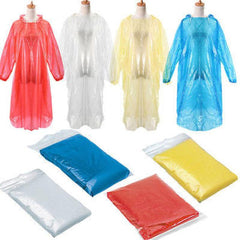 40Pcs Disposable Adult Waterproof Rain Coat