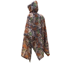 Jungle Camo Outdoors Hiking Poncho