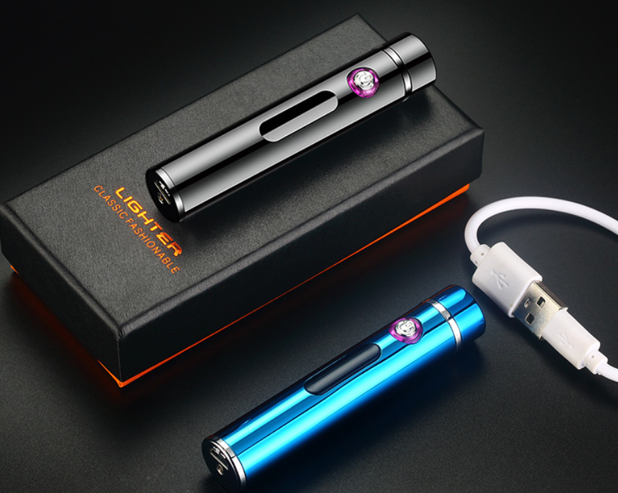 Windproof Dual Plasma Rechargeable USB Lighter