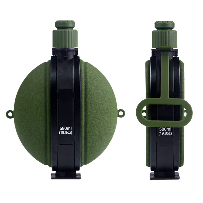 Outdoor Military Style Silicone Large Capacity Water Bottle