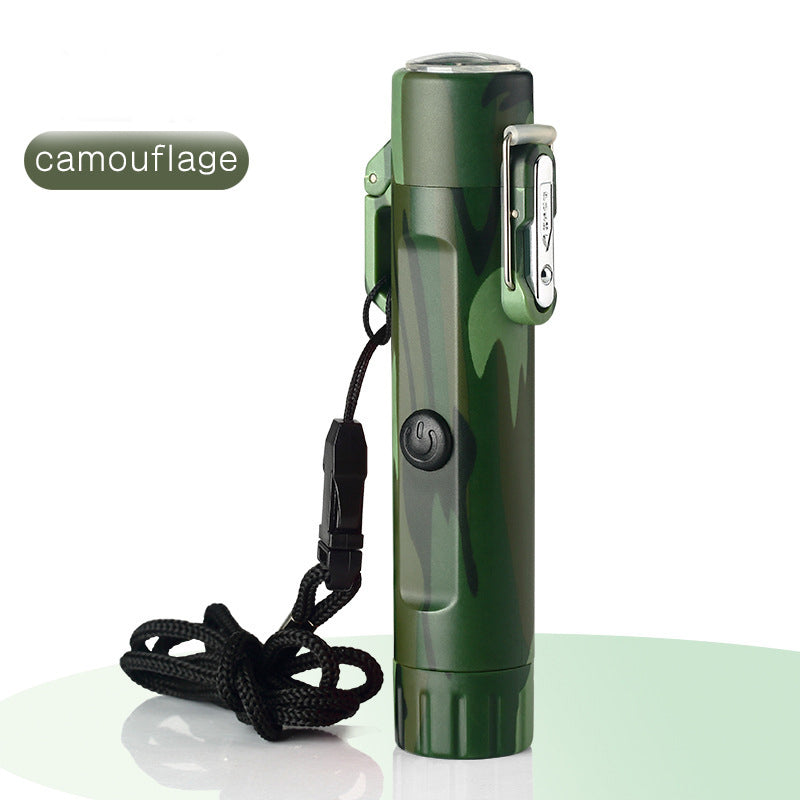 Rechargeable Plasma Lighter and Flashlight Combo Tool