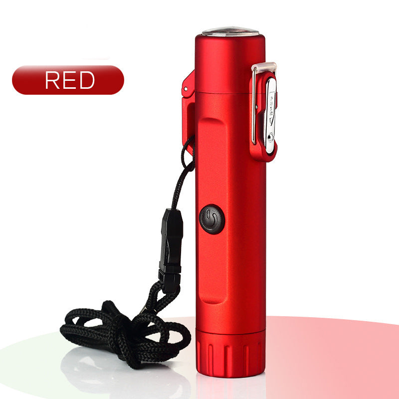 Rechargeable Plasma Lighter and Flashlight Combo Tool