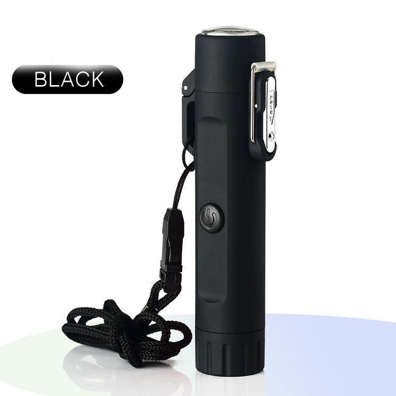 Rechargeable Plasma Lighter and Flashlight Combo Tool