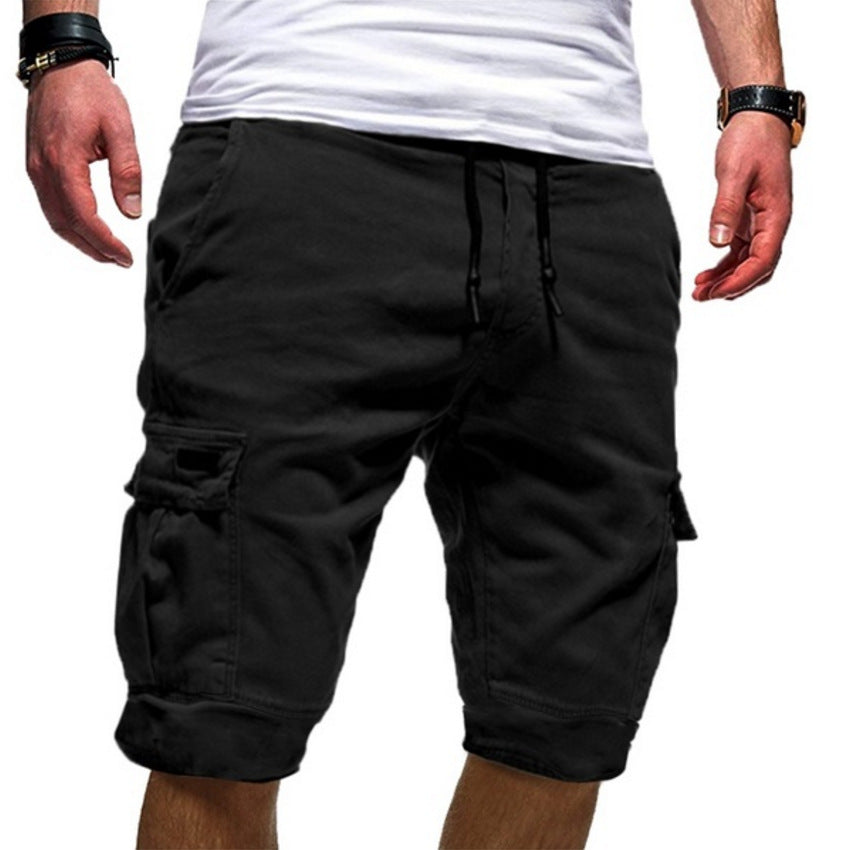 Men Casual Jogger Cargo Shorts