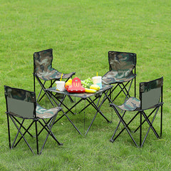Outdoor Portable Folding Chairs and Table Set