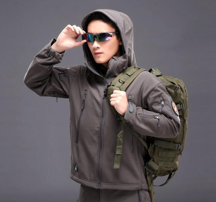 Men's Tactical Military Style Softshell Jacket