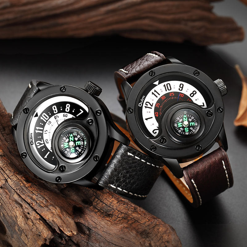 Men's Decorative Compass Big Size Watch