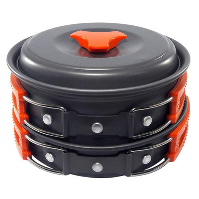 Portable Outdoors Tableware and Cookware Set