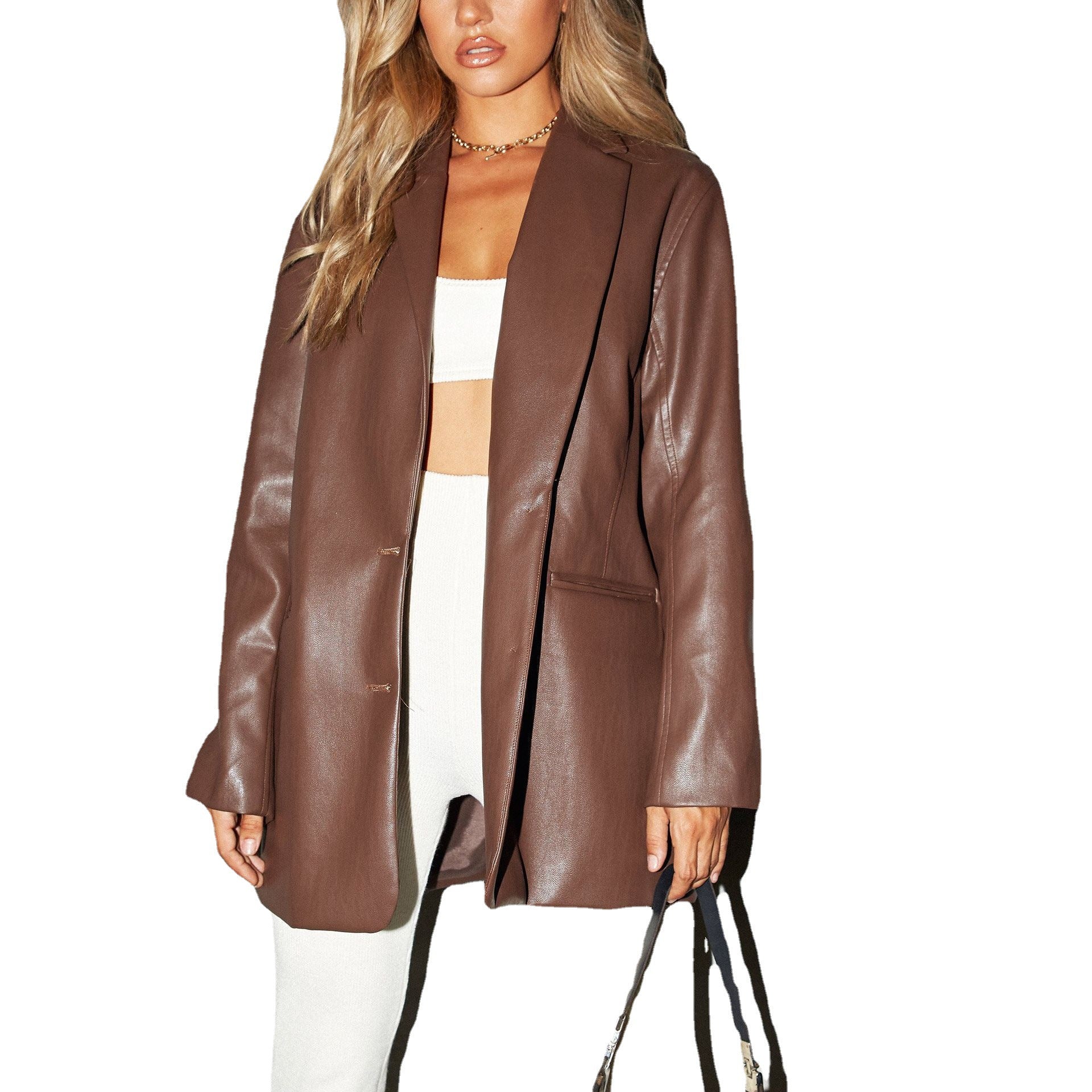 Women's Leather Coat