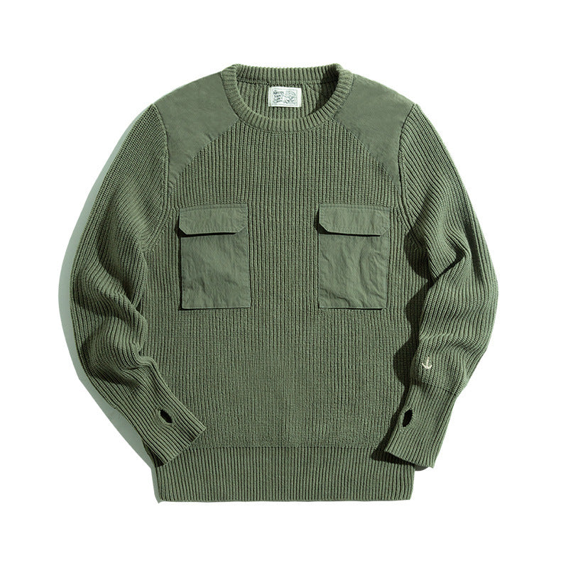 Men's Retro Commando Style Sweater