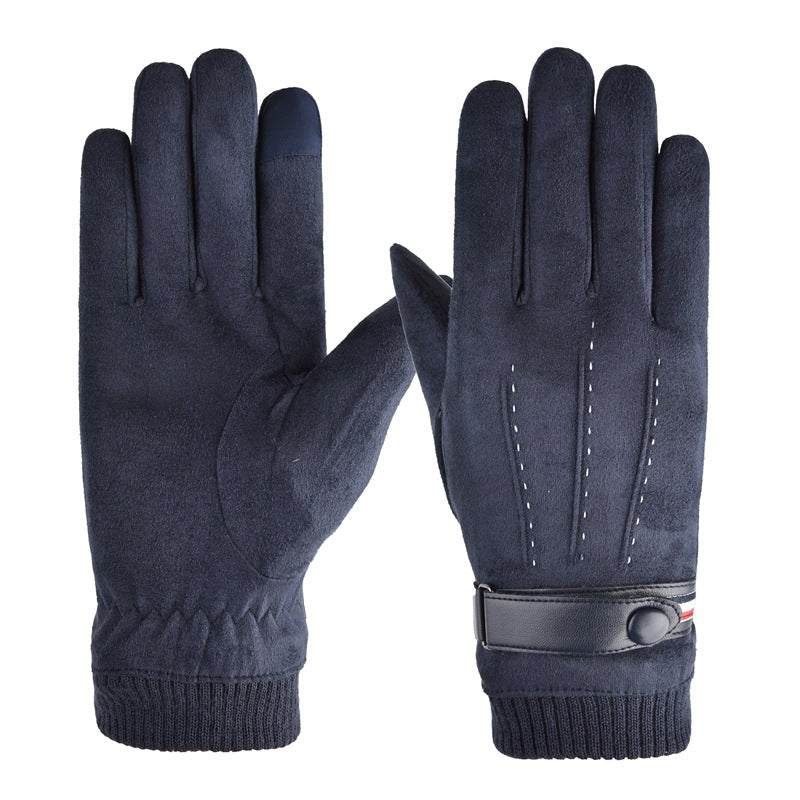 Men's Suede Thermal Gloves