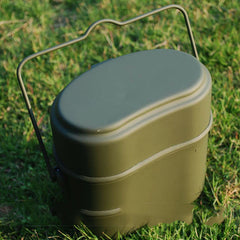 WWII Style Old School Lunch Box Three-piece Set