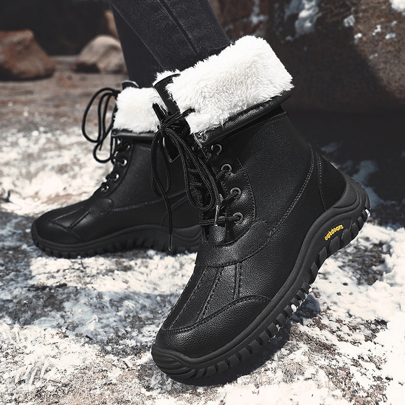 Women's Fleece Warm Waterproof Winter Boots