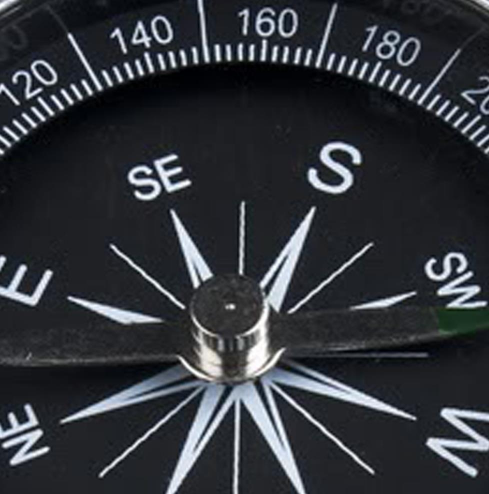 Small Aluminum Compass