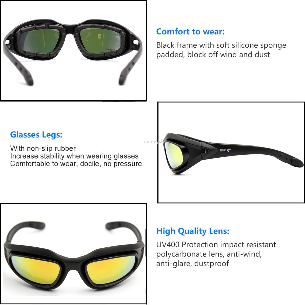 Men's Daisy C5 Tactical Shades with Interchangeable Lenses