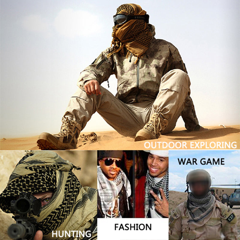 Cotton Military Style Tactical Desert Scarf