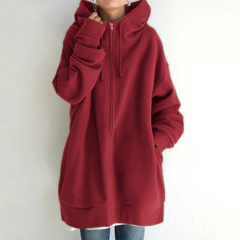 Women's Oversized Fuzzy Hoodie