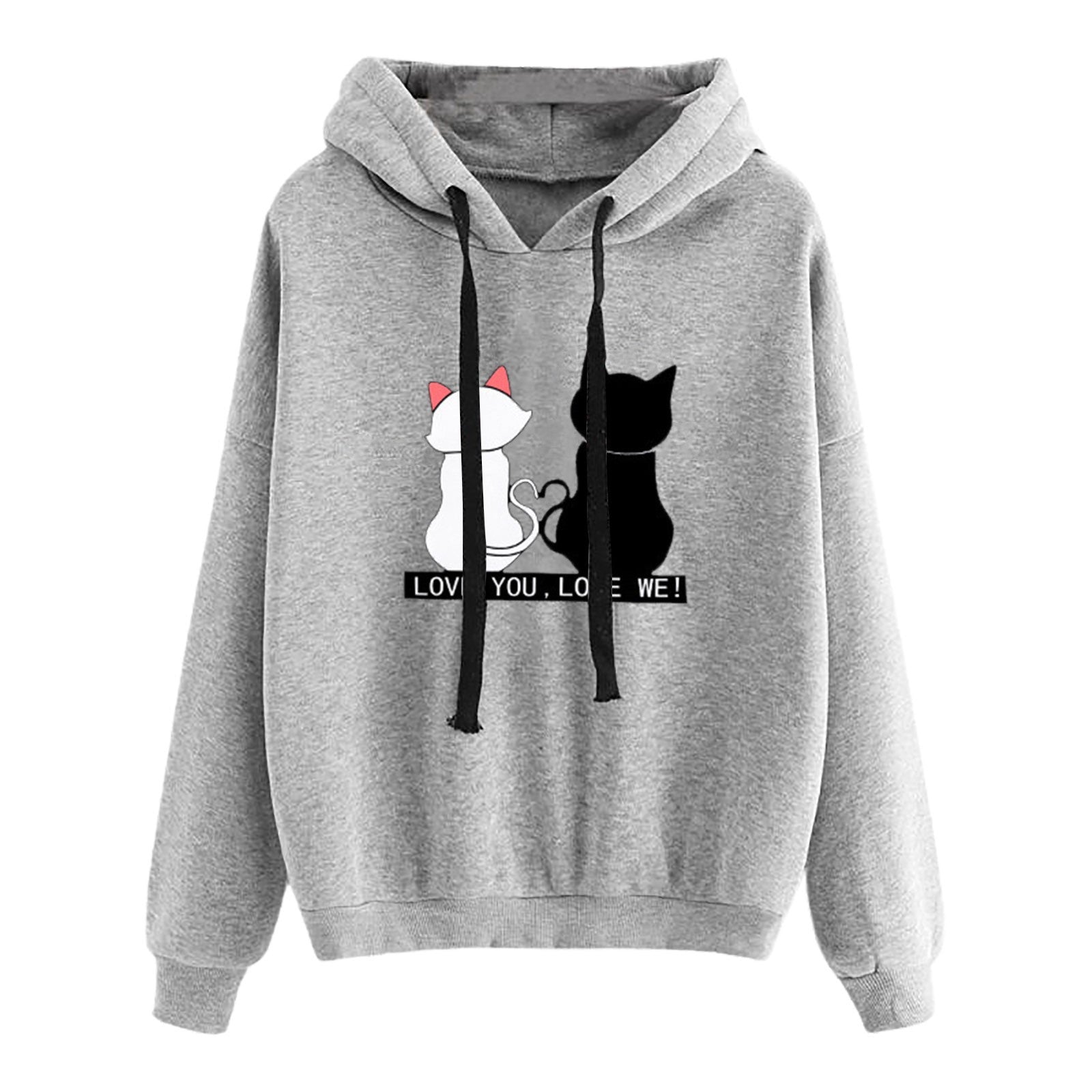 Cute Cats Print Women's Hoodie