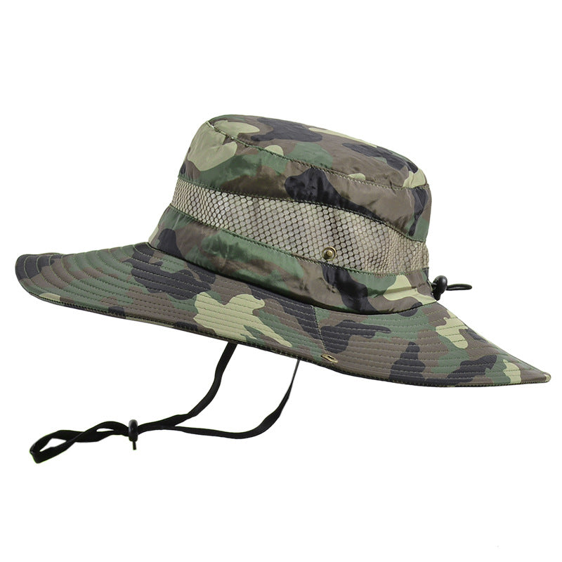 Camo Tropical Round Brim Hat