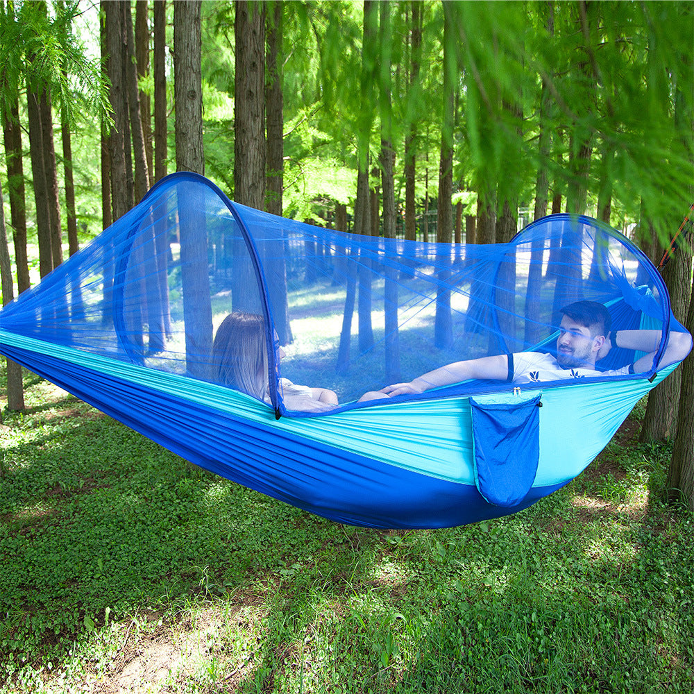 Quick Opening Hammock With Mosquito Net