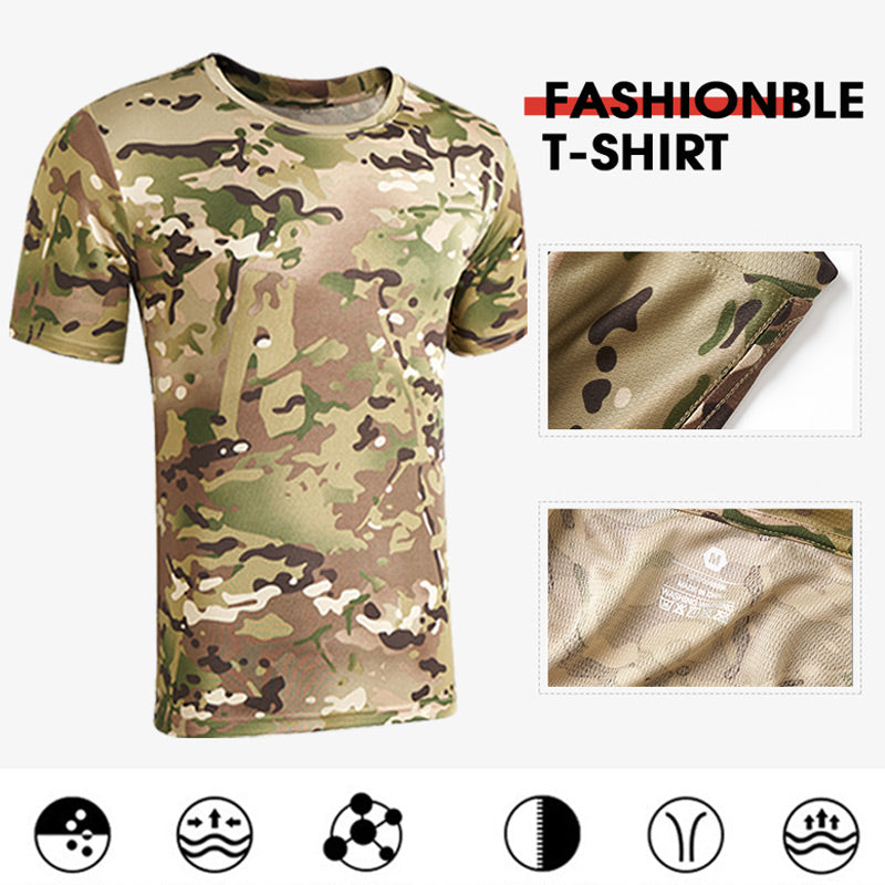 Men's Quick Dry Camo T-Shirt