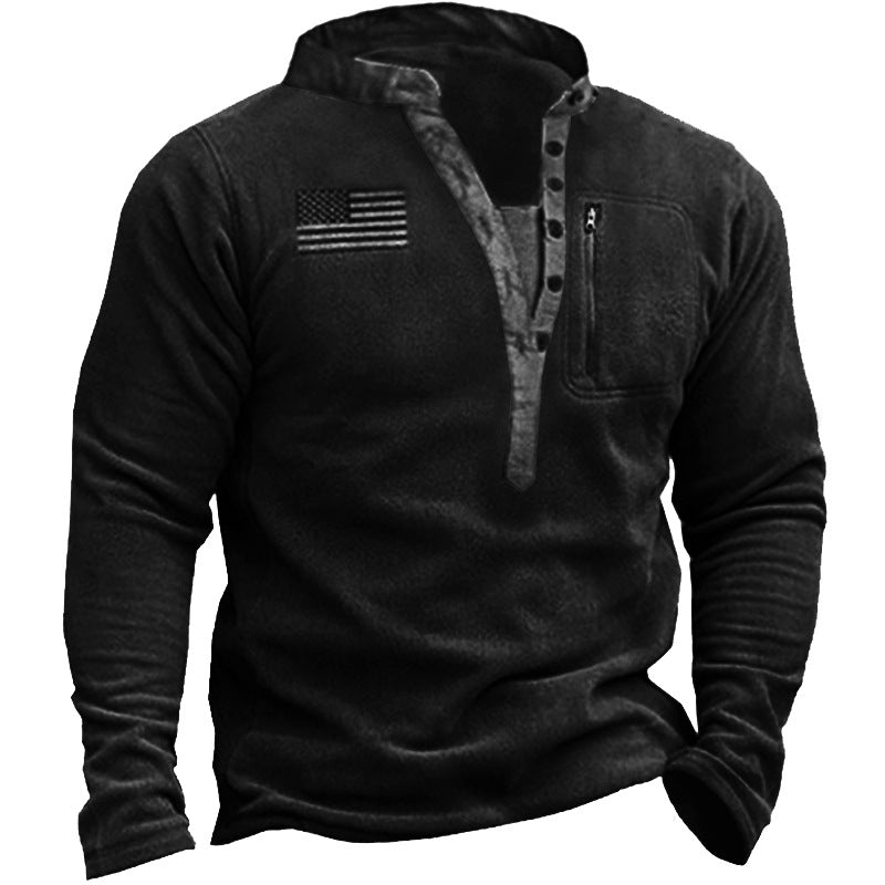 Men's Fleece Combat Style Top