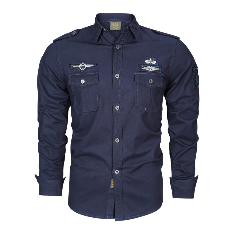 Men's Ranger Style Long-sleeved Shirt