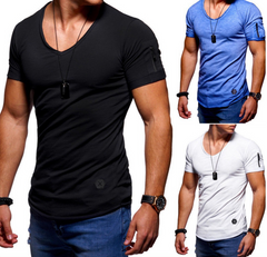 Men's V-Neck Short-Sleeved T-Shirt