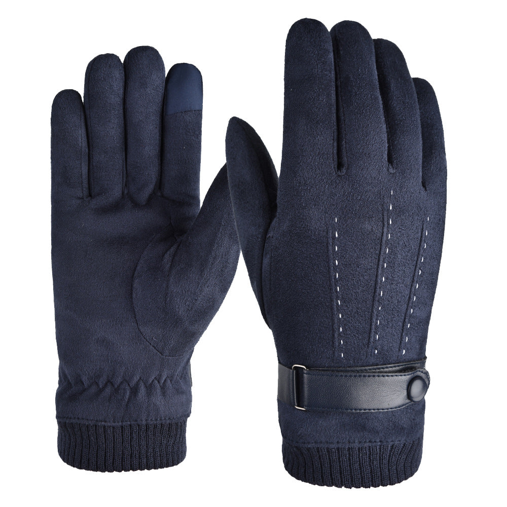 Men's Suede Thermal Gloves