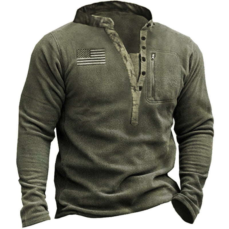 Men's Fleece Combat Style Top