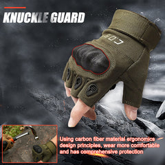 Tactical Military Style Riding Half Finger Gloves