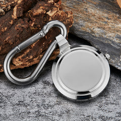 Men's Fashion Simple Carabiner Pocket Watch