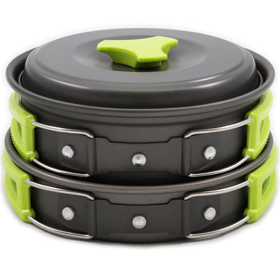 Portable Outdoors Tableware and Cookware Set