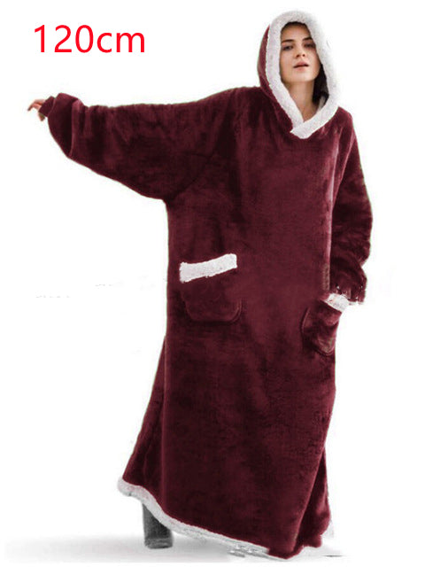 Winter Wearable Cozy and Warm TV Blanket