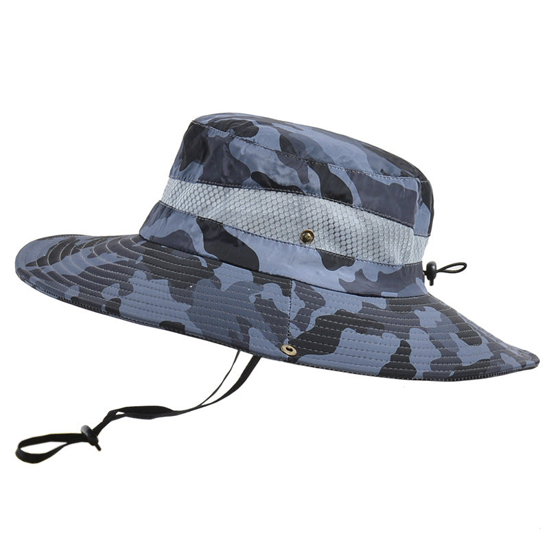 Camo Tropical Round Brim Hat